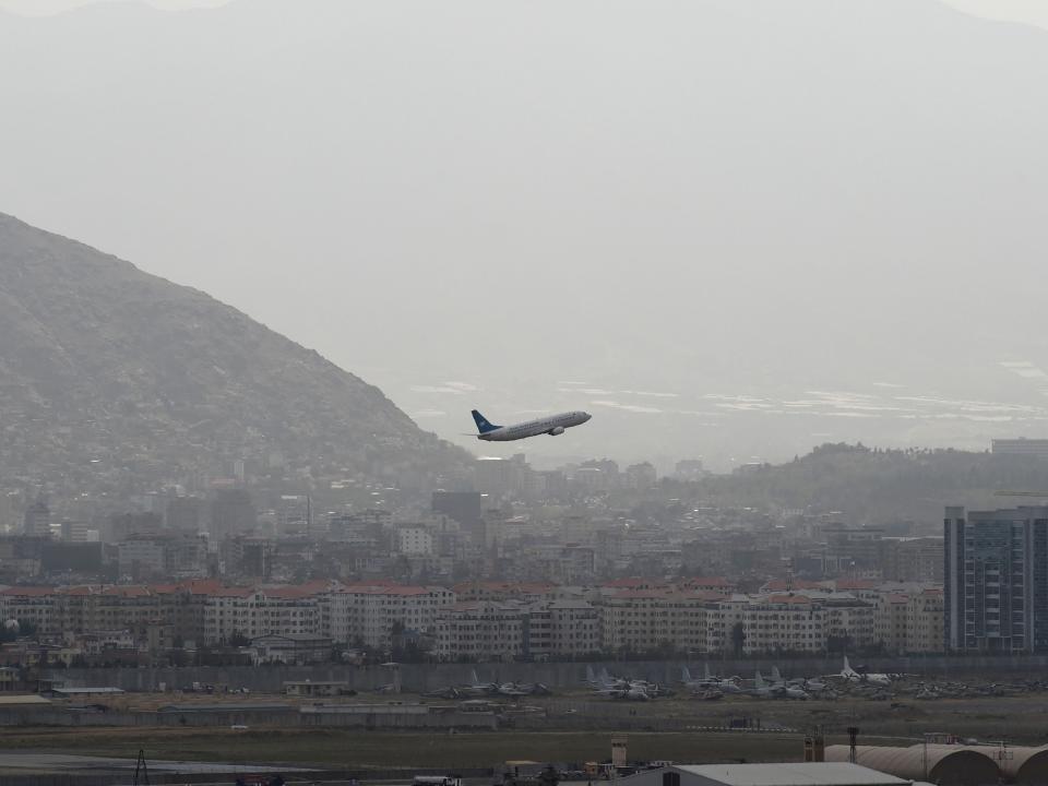 Kabul airport is thought to be the only remaining route out (AFP via Getty Images)
