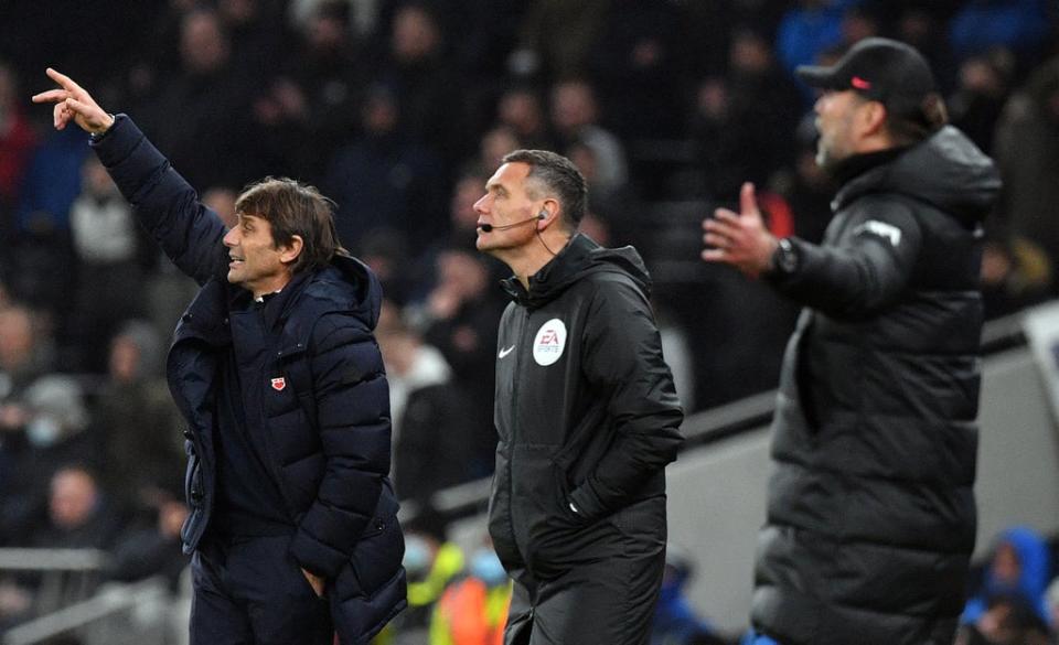 Antonio Conte and Jurgen Klopp offer contrasting styles of management (AFP via Getty Images)