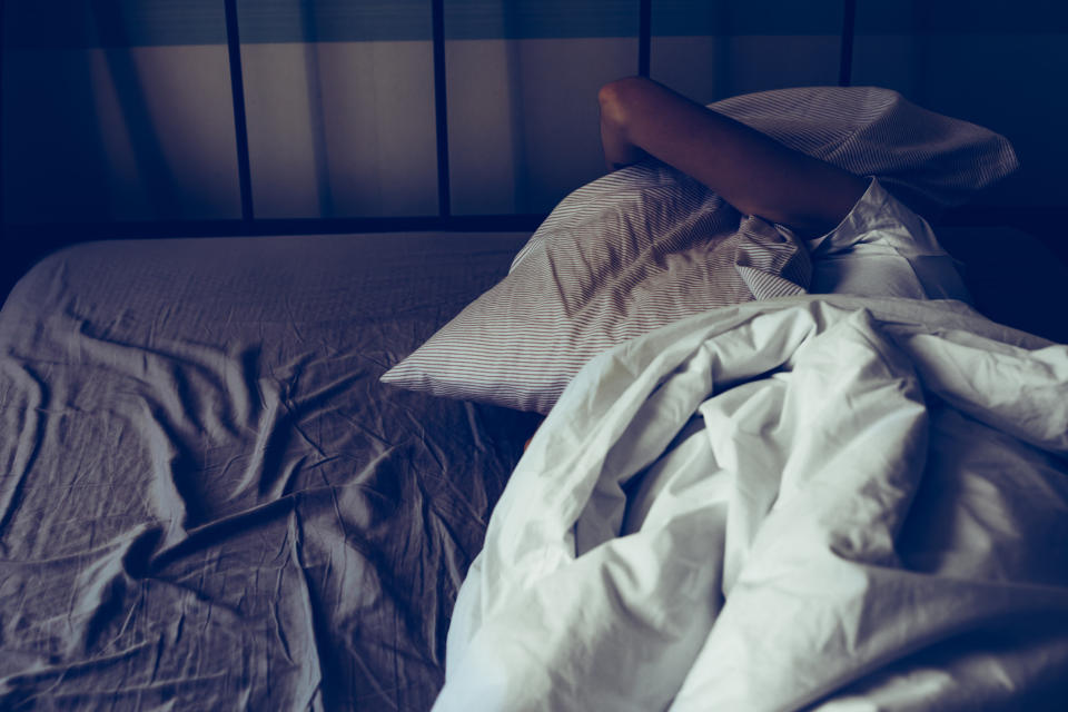 People's sleep patterns may change if they are depressed. source: Getty