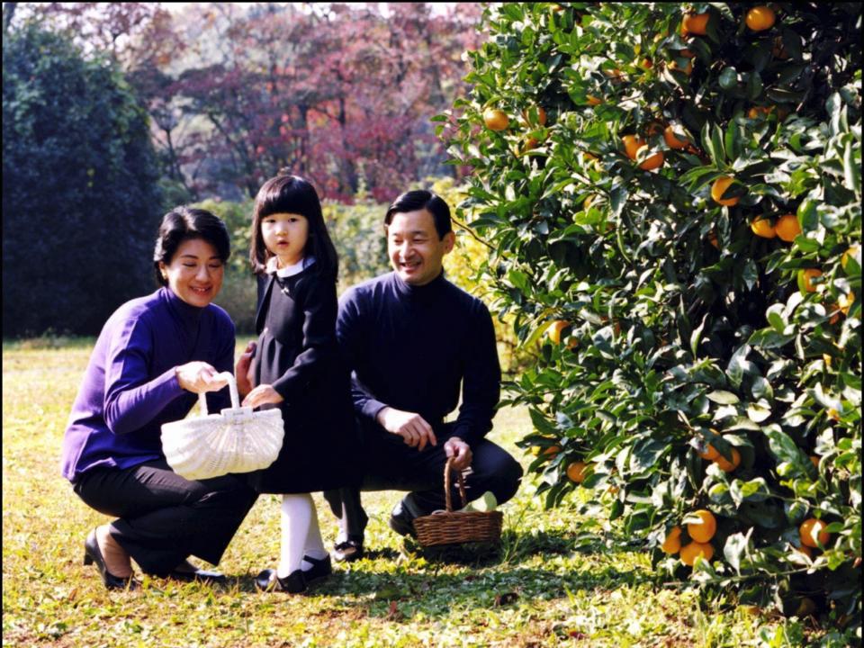 Princess Aiko and her parents, Empress Masako and Emperor Naruhito.