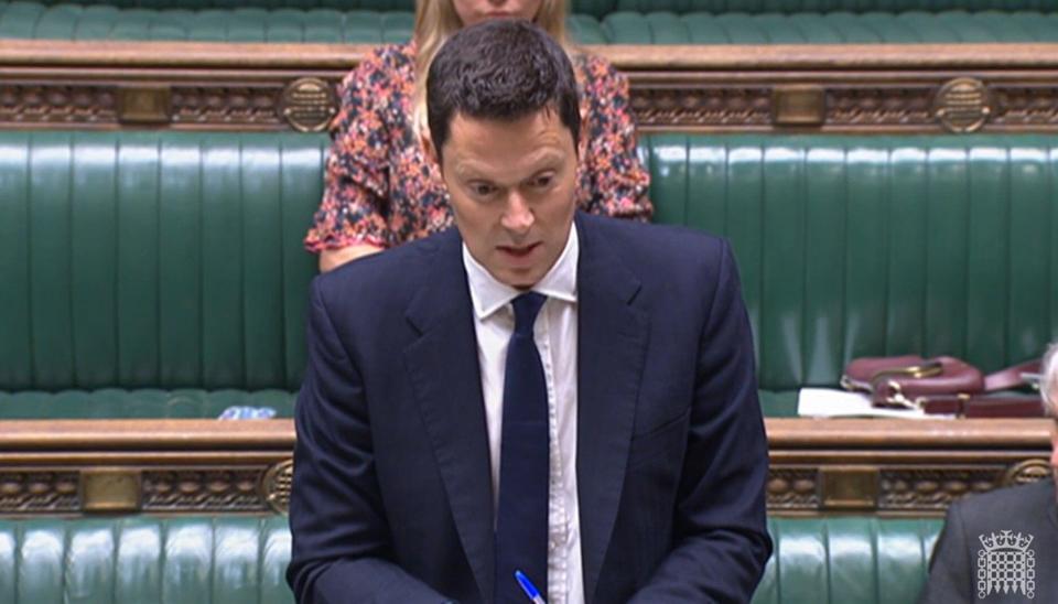 Justice Secretary Alex Chalk making a statement to MPs in the House of Commons, London, that an independent investigation will take place following former soldier Daniel Abed Khalife's escape from HMP Wandsworth on Wednesday. Picture date: Thursday September 7, 2023.