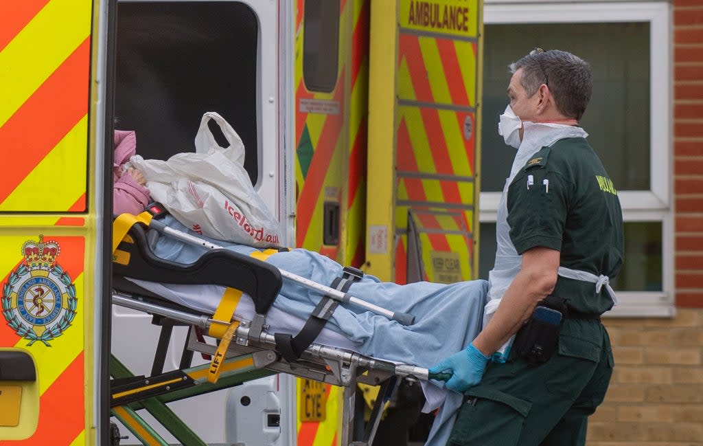 Hospital patients are to be moved into a hotel in a bid to free up beds amid ‘enormous pressure’ on NHS services (Joe Giddens/PA) (PA Archive)