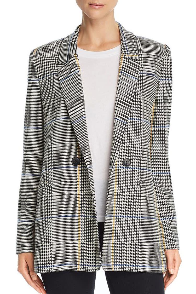 Anine Bing Madeleine Houndstooth Blazer