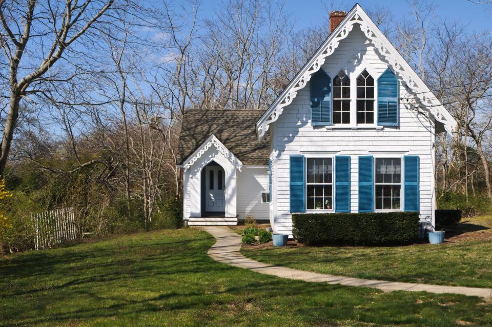 cape cod gingerbread cottage