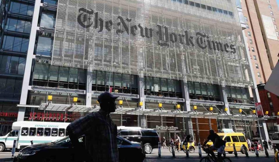 New York Times tuvo ingresos de US$598 millones en el tercer trimestre de 2023. Imagen cortesía New York Post