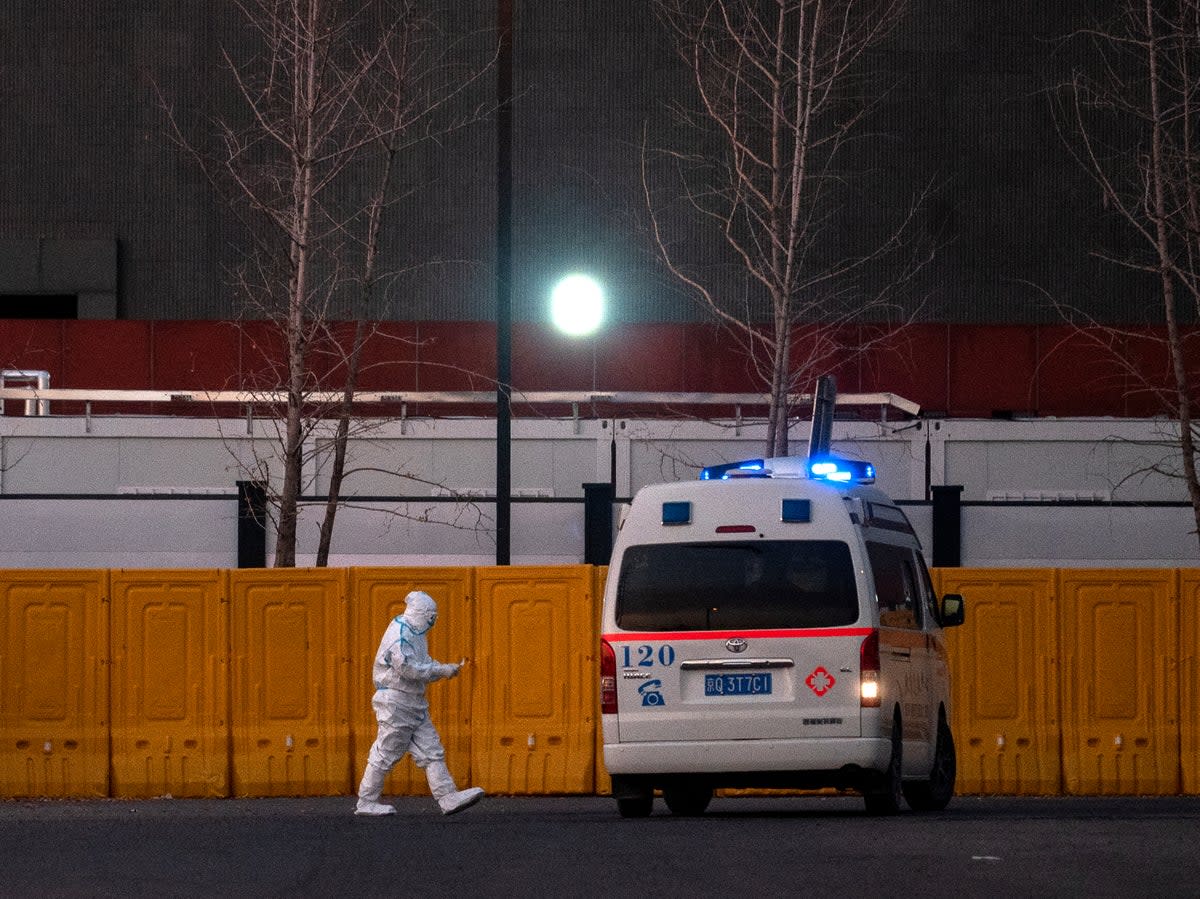 Representative: Ambulance at a government facility in Beijing China (Getty Images)