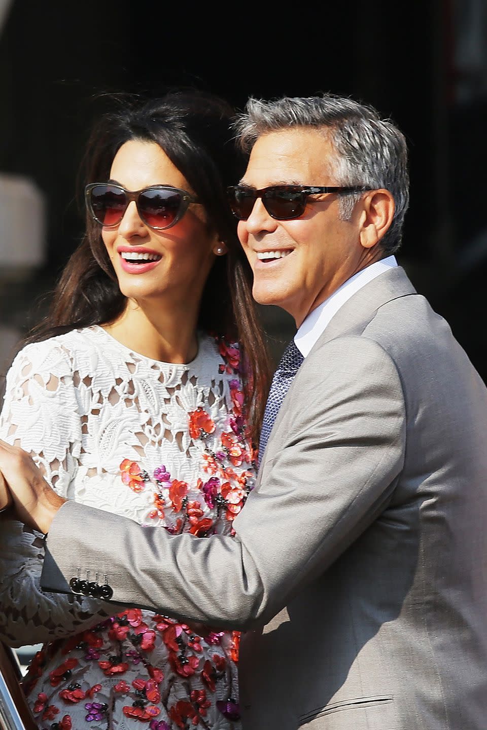 Amal Alamuddin and George Clooney