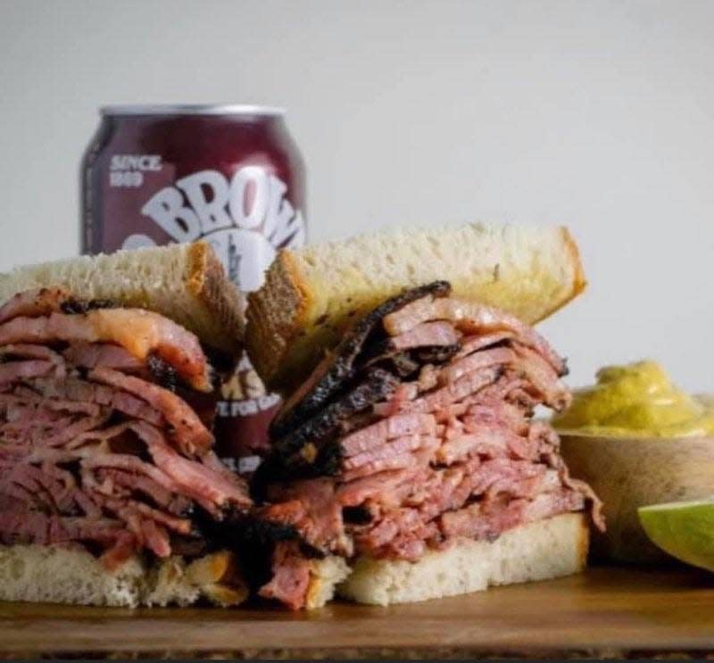 Chef Sol Shenker's house-made pastrami on rye bread.