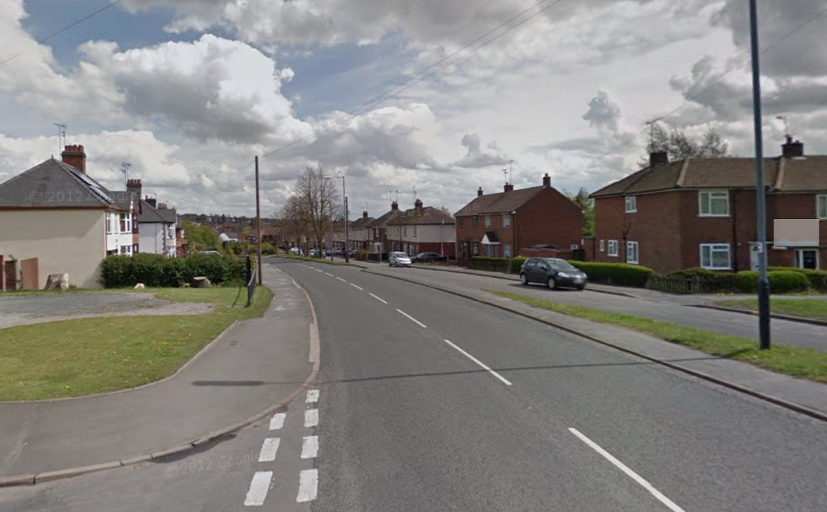 The crash happened on Coleshill Road, Ansley Common. (Google)