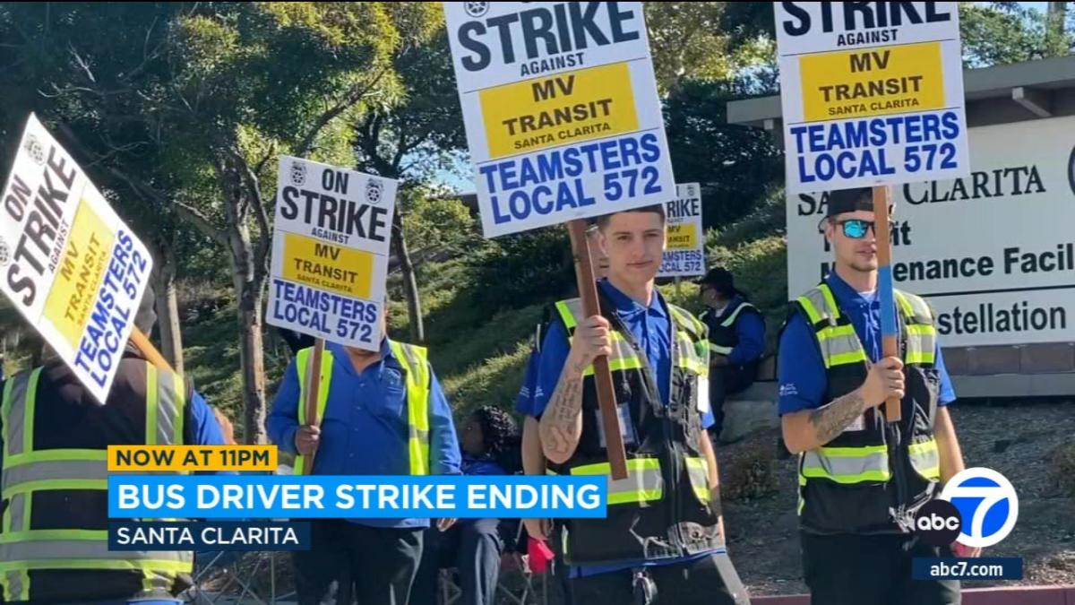 Santa Clarita Transit bus drivers vote to end strike