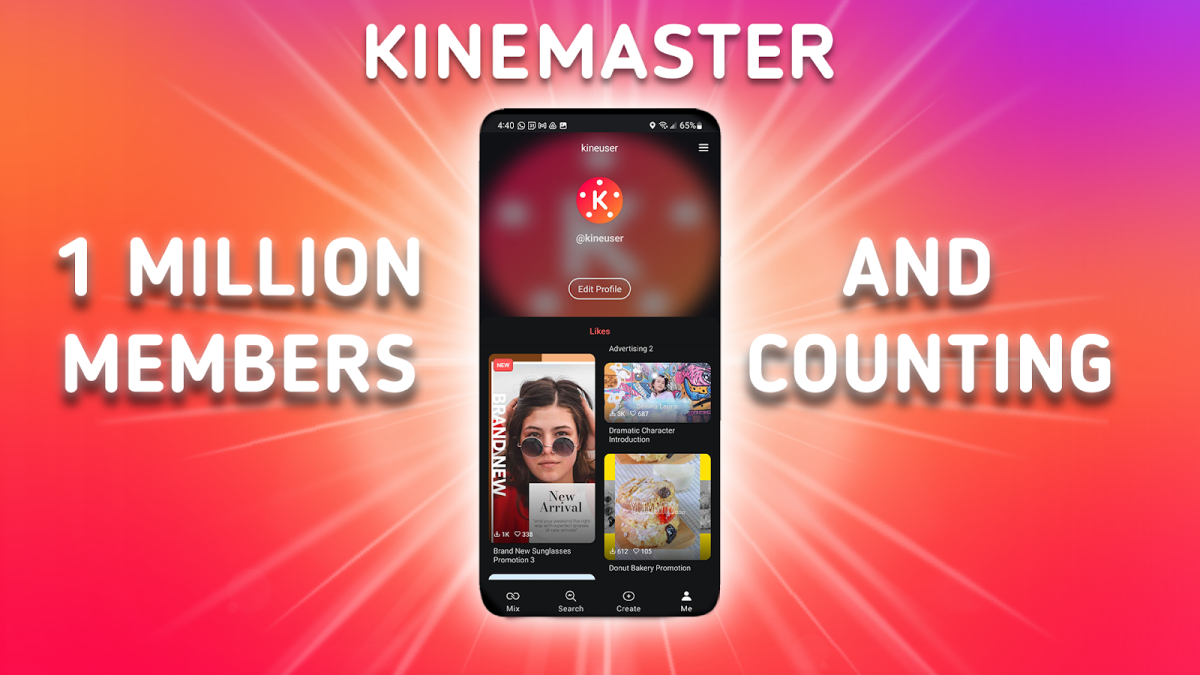 Global Top Video Editor, KineMaster 6.0 Reaches One Million Members