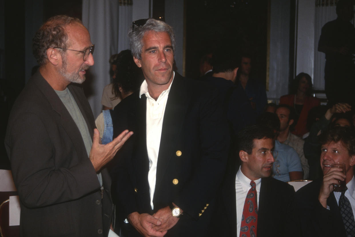 Jeffrey Epstein attends the Victoria's Secret Fashion Show on August 1, 1995 in New York City.