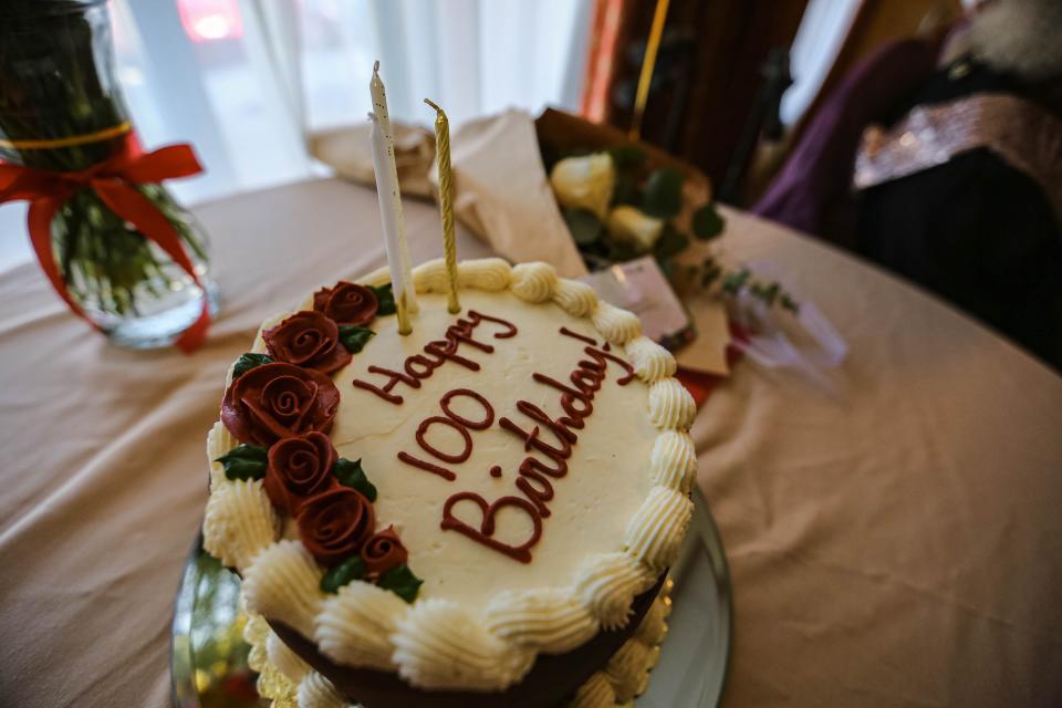 Florence Hamilton, former secretary of the Doña Ana County NAACP, celebrates her 100th birthday Saturday, Jan. 15, 2022, in Las Cruces.