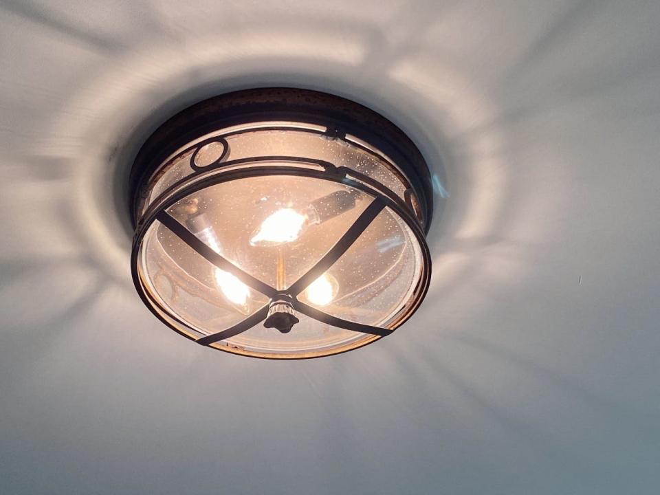 Historically-accurate lighting fixtures have been installed throughout the Lorenza Bush House in downtown Crestview. The house soon will contain a city history museum.
