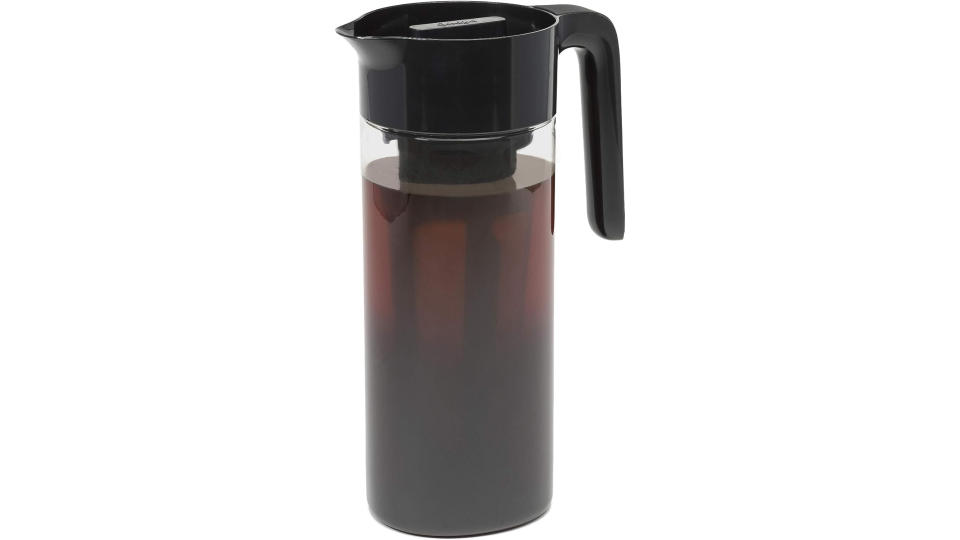 Goodful Cold Brew Iced Coffee Maker, Durable, Shatterproof Tritan Pitcher, Leak-Proof Lid, Large Capacity with Deluxe Stainless Steel Filter, 2.25-Quart, Black. (Photo: Amazon SG)