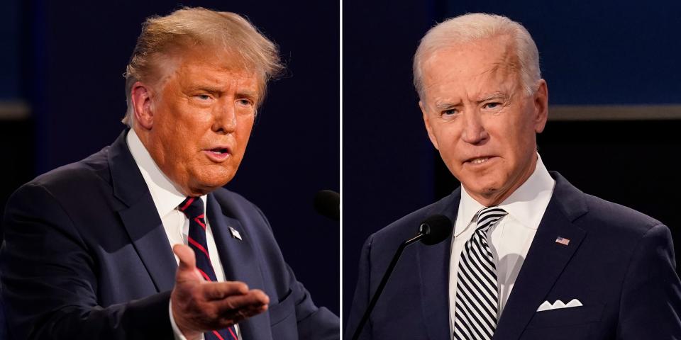 Trump and Biden