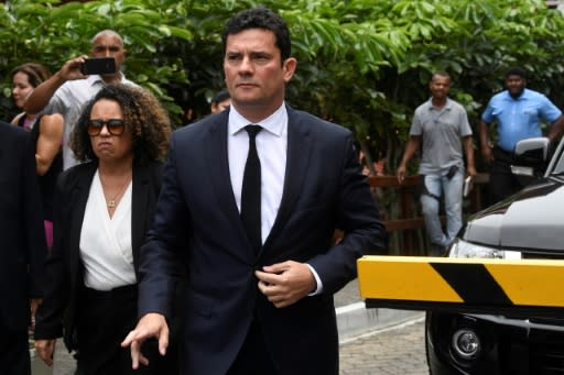 Judge Sergio Moro led a probe into corruption at state oil giant Petrobras that has brought down a Who's Who of Brazilian politics, including former president Luiz Inacio Lula da Silva, now serving a 12 year prison sentence