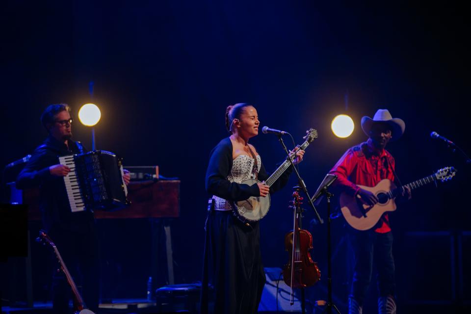 Rhiannon Giddens and band at the Ryman Auditorium, Sept. 15, 2023