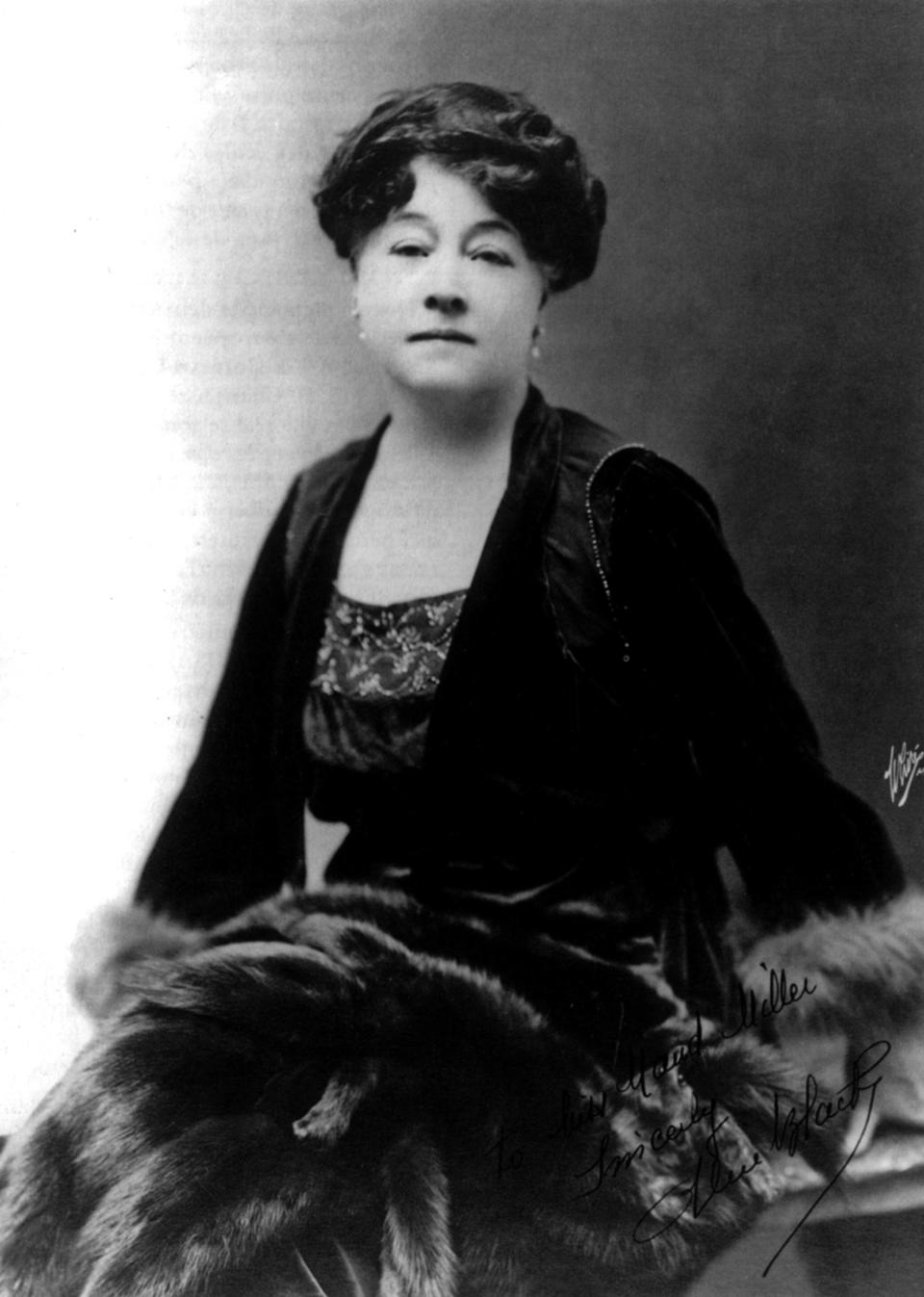Alice Guy made over 100 films in the early 1900s before marrying the manager of the production studio she worked for, a man named Herbert Blach&eacute;. She became the first female film studio owner opening Solax Studios in 1910. <br /><br /><a href="https://broadly.vice.com/en_us/article/the-forgotten-revolutionary-filmmaker-whose-name-was-replaced-by-her-husbands" target="_blank">According to Broadly</a>, Guy was reversing gender roles on screen decades before the term &ldquo;gender role&rdquo; entered the lexicon. In one film, she imagined &ldquo;a world in which women flourished in traditionally male roles while men writhed under oppression.&rdquo;<br /><br />Ironically, her name would eventually be erased and her husband would get the credit for her visionary work in film. He opened a studio after she did, convinced her to merge companies and to let his name be at the forefront. <br /><br />According to Broadly: "In 1920, author Carolyn Lowrey published <a href="https://archive.org/details/firstonehundred00lowrgoog"><strong><i>The First One Hundred Noted Men and Women of the Screen</i></strong></a> and dedicated a page to Herbert Blach&eacute;'s legacy, making no mention of Guy. Lowrey <i>did</i> so kindly mention a few of her films &mdash; she just falsely credited them to Blach&eacute;."