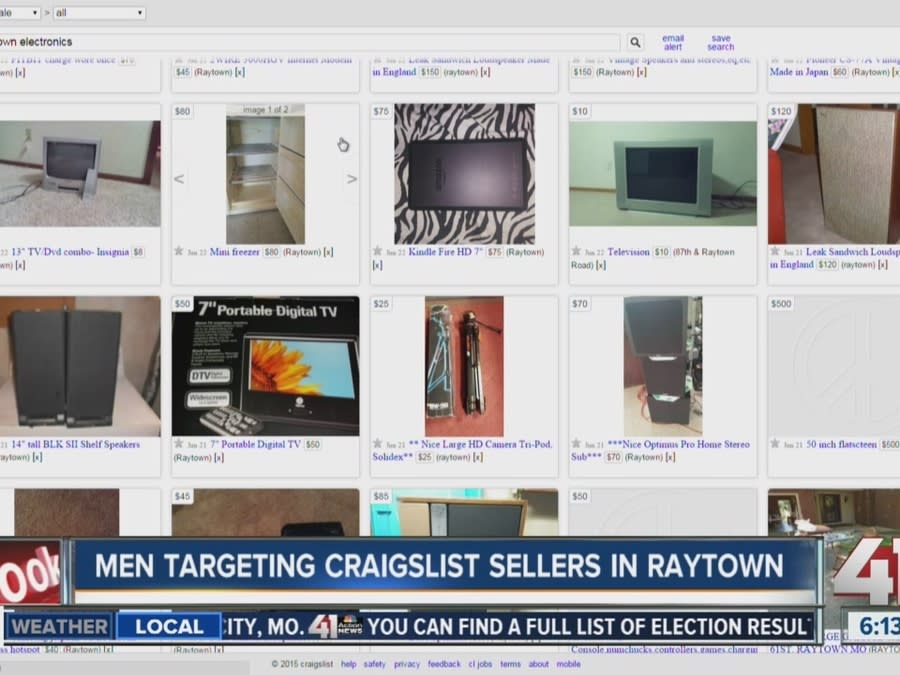 Raytown police are offering up advice for Craigslist shoppers after multiple armed robberies in the last month have prompted concern from the department.