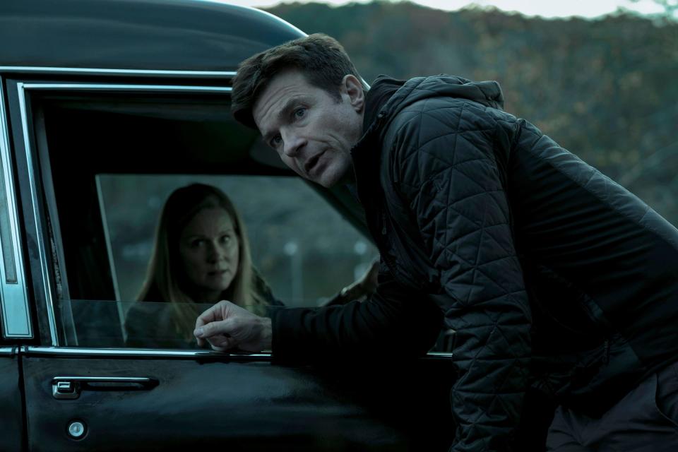 Laura Linney and Jason Bateman in the Netflix drama "Ozark."