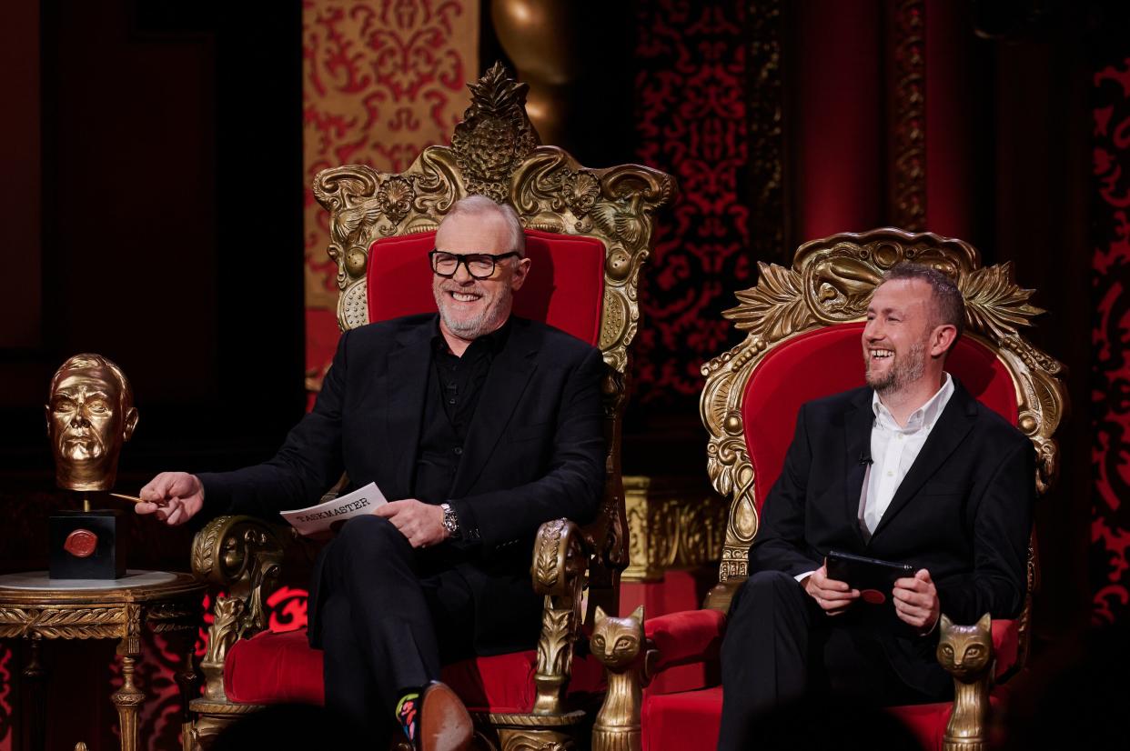 Greg Davies and Little Alex Horne return for more tricky tasks. (Channel 4)