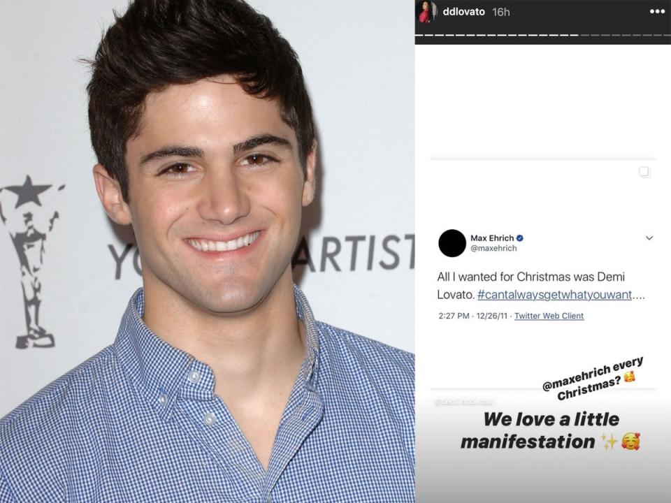 max ehrich tweet about demi lovato 2011