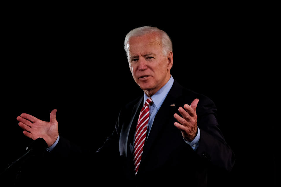 SCRANTON, UNITED STATES - 2019/10/23: Former Vice President and presidential candidate Joe Biden campaigns in Scranton. (Photo by Preston Ehrler/SOPA Images/LightRocket via Getty Images)