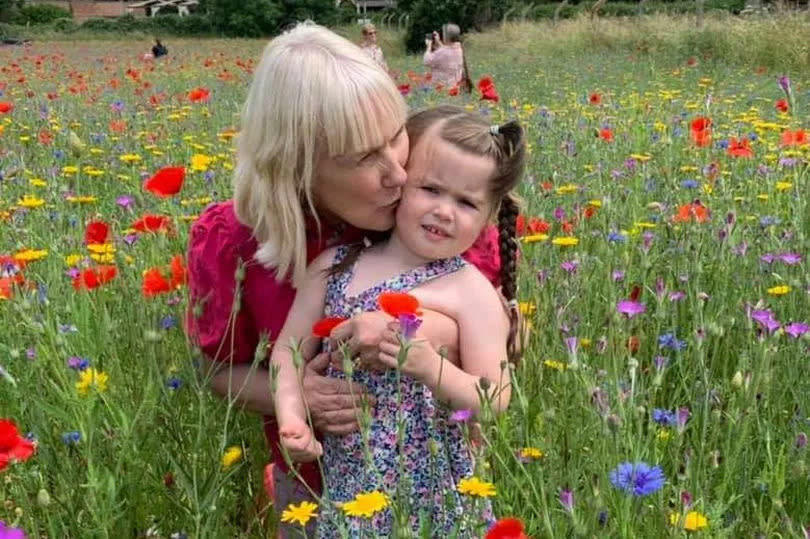 Belinda Martin with her granddaughter Aurora