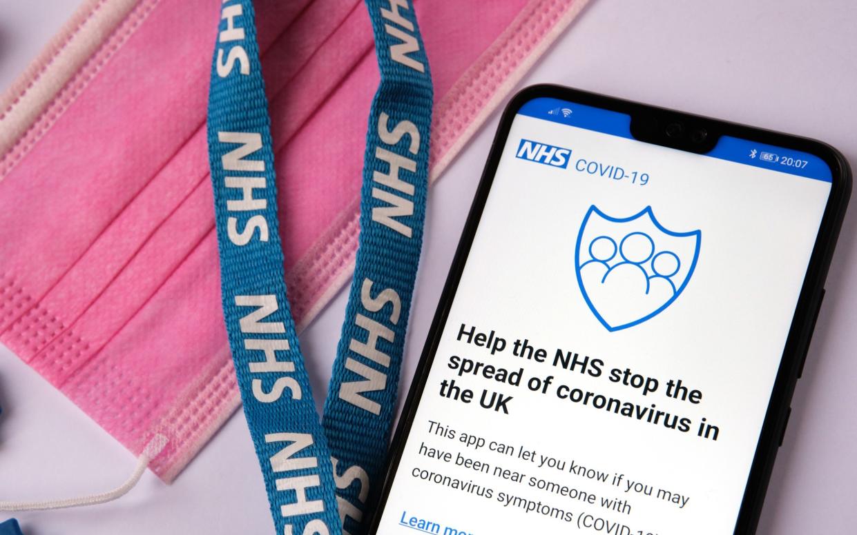 NHS Covid tracing app - Oleksandr Siedov /iStock Editorial 