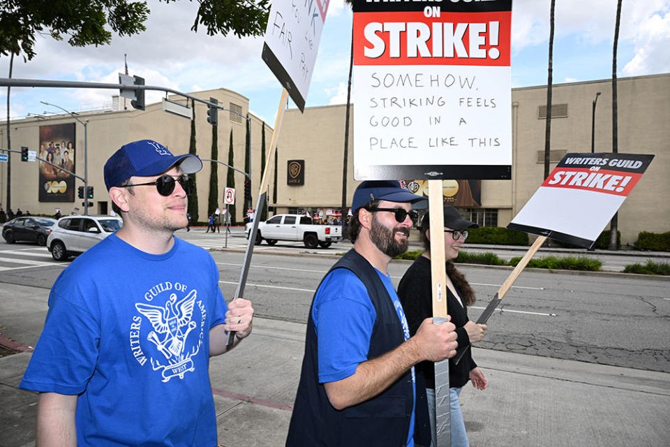 WGA Strike Signage