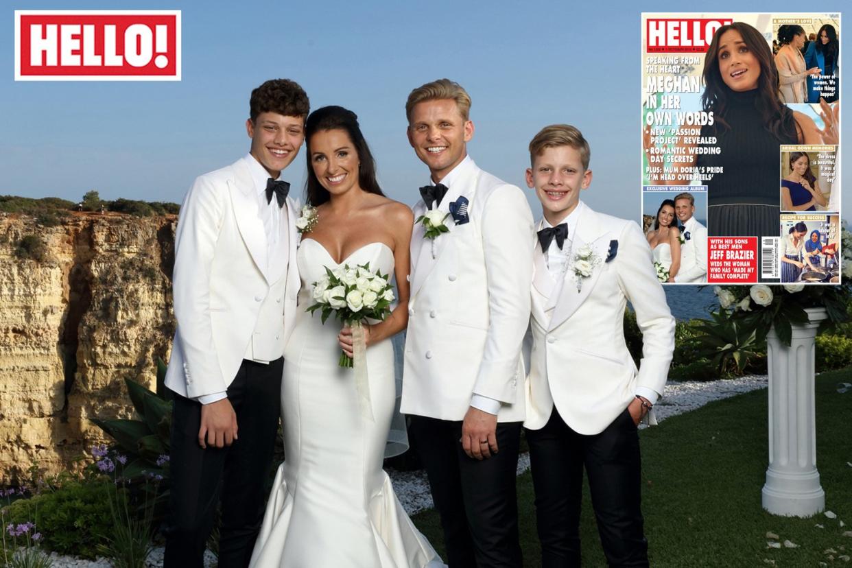 Tied the knot: Jeff Brazier and Kate Dwyer say their 'I dos': PA