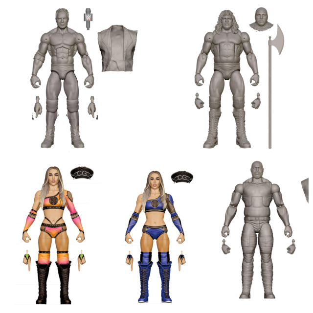 WWE Elite 105, 106, 107, 108, 109, WrestleMania 40 & Build-a-Figure Reveals  – Wrestling Figure News