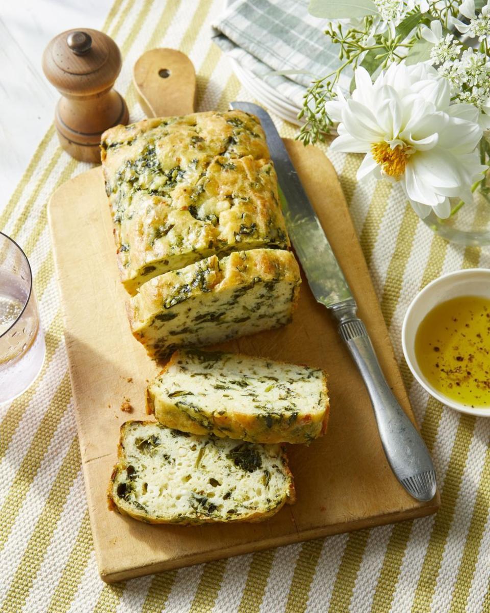 Spinach and Feta Quick Bread