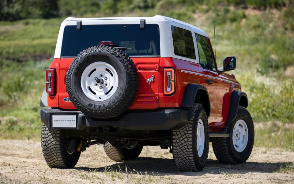 The Ford Bronco Heritage Edition.