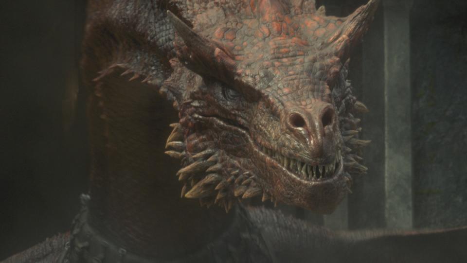 A House Targaryen dragon from HBO's House of the Dragon.