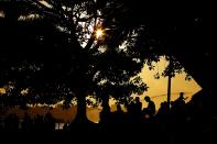 SYDNEY, AUSTRALIA - DECEMBER 31: People take up position under The Sydney Harbour Bridge in anticipation of New Years Eve celebrations on Sydney Harbour on December 31, 2012 in Sydney, Australia. (Photo by Brendon Thorne/Getty Images)