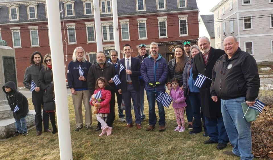 The Annunciation Greek Orthodox Church held a flag-raising ceremony in Dover Saturday, March 25 , 2023in celebration of Greek Independence Day.