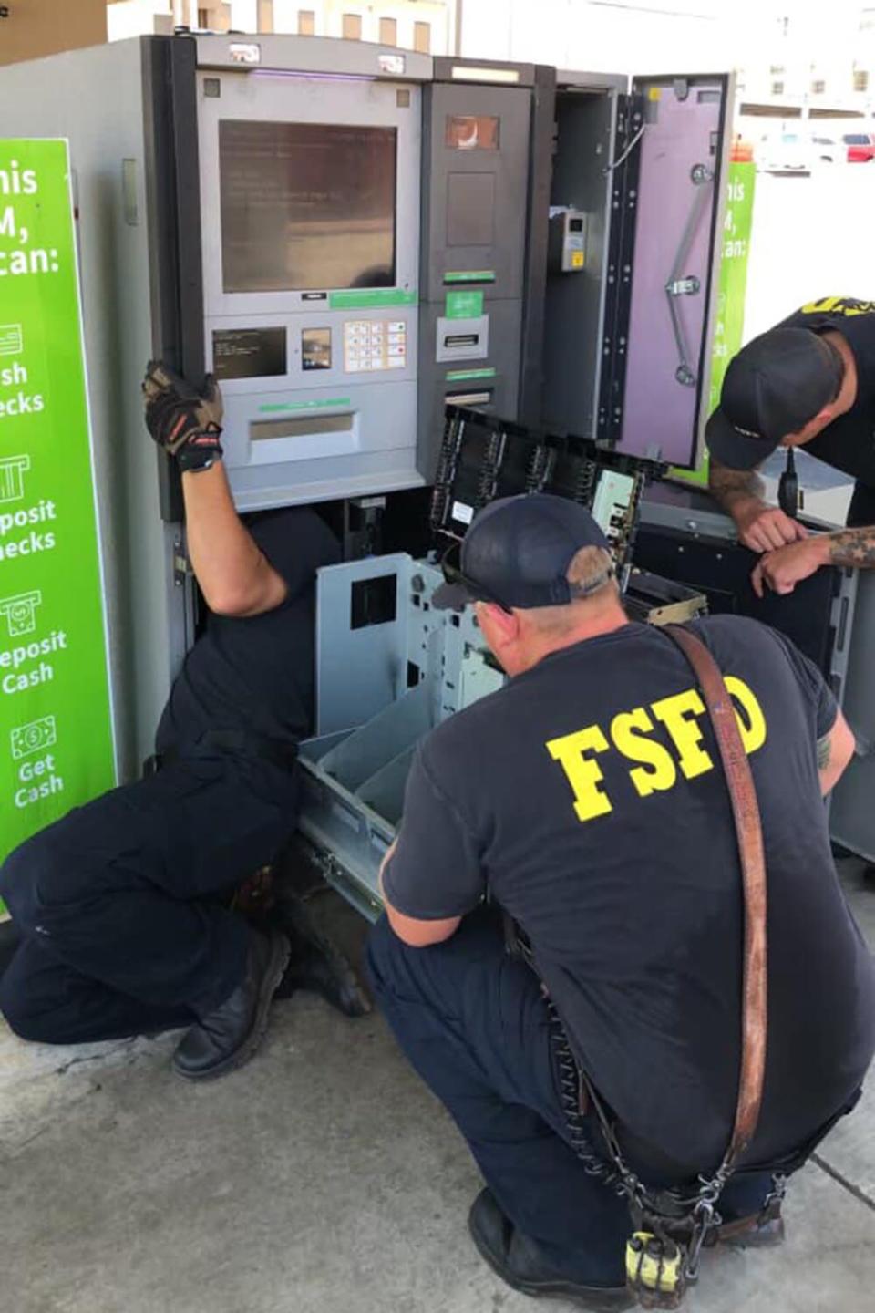 Arkansas Firefighters Rescue Cat From ATM, Name Him Cash