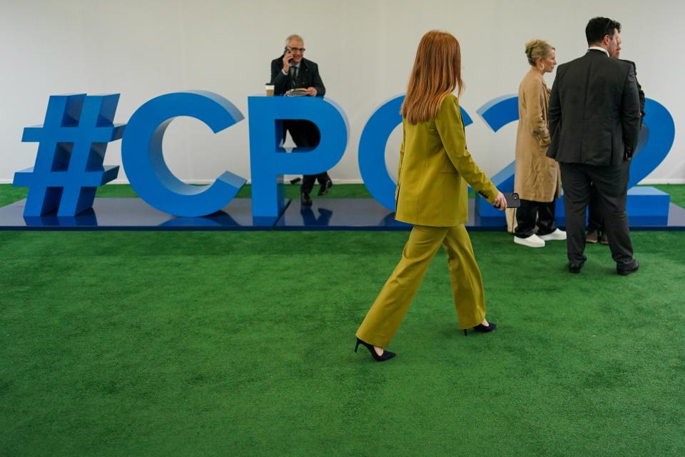 Delegates attend on the third day of the Conservative Party conference at Birmingham ICC (Getty Images)