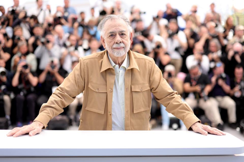 Francis Ford Coppola attends the ‘Megalopolis' Photocall at the 77th annual Cannes Film Festival (Getty Images)