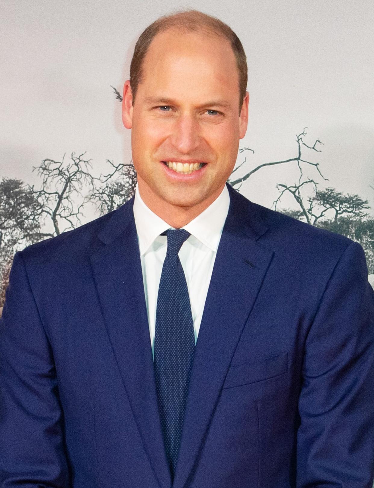 LONDON, ENGLAND - NOVEMBER 22: Prince William, Duke of Cambridge arrives to celebrate conservationists at The Tusk Awards 2021 at the BFI Southbank on November 22, 2021 in London, England. (Photo by Samir Hussein/WireImage)