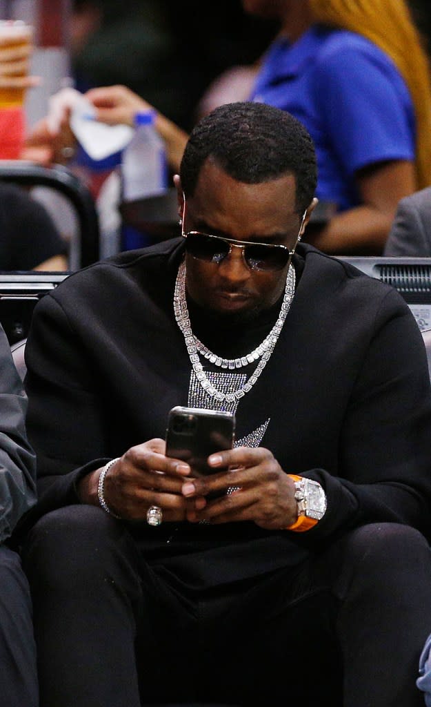 Diddy has a serious bling collection that includes a $500,000 diamond necklace. Getty Images