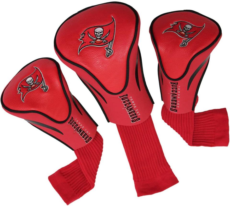 Team Golf NFL Tampa Bay Buccaneers 3 Pack Contour Fit Headcover
