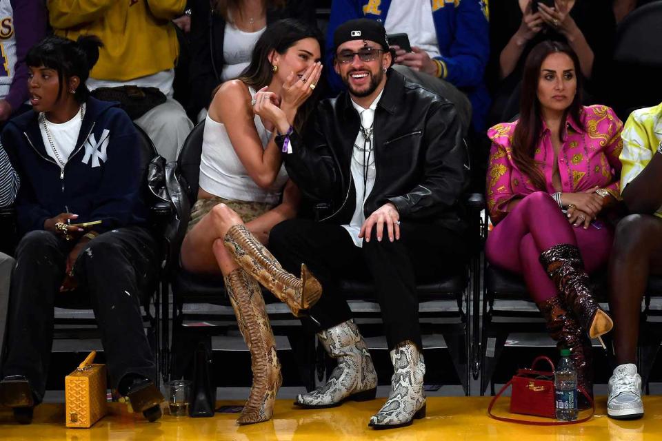 Kendall Jenner and Bad Bunny Sit Courtside at Lakers Playoff Game amid ...