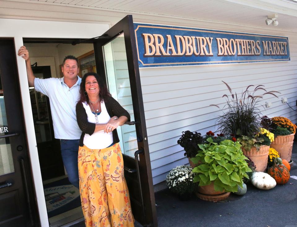 Michele Tourangeau and her husband, Tim Pastercyzk, are the new owners of the Bradbury Brothers Market in Cape Porpoise.