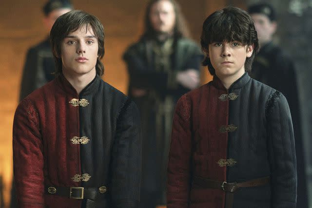 <p>HBO</p> Harry Collet (l) and Elliot Grihault (r) in House of the Dragon