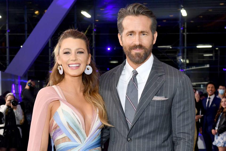 <p>Noam Galai/Getty Images</p> Blake Lively and Ryan Reynolds