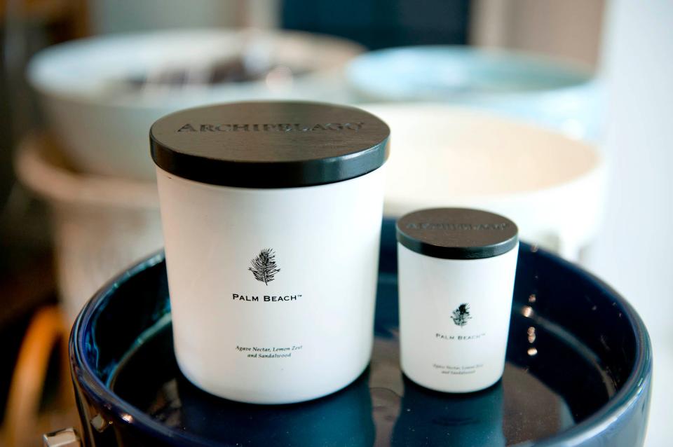 KELLER offers Palm Beach scented candles and votives from Archipelago.