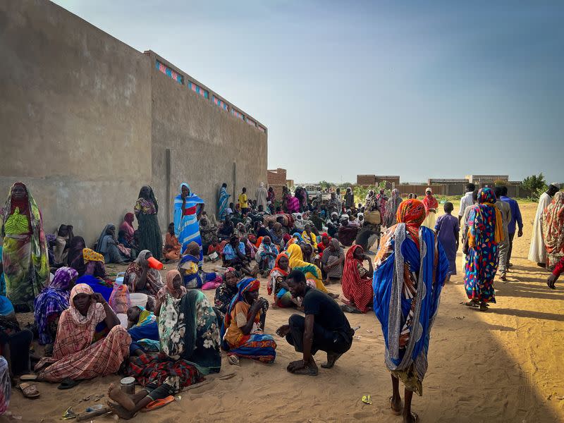 FILE PHOTO: Influx of Sudanese refugees arrives in Adre hospital